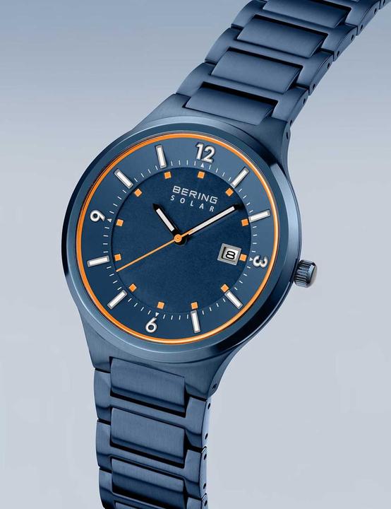 Actual product image Bering 14442-797 Slim Solar men's watch 42mm 5ATM (Analogue wristwatch)