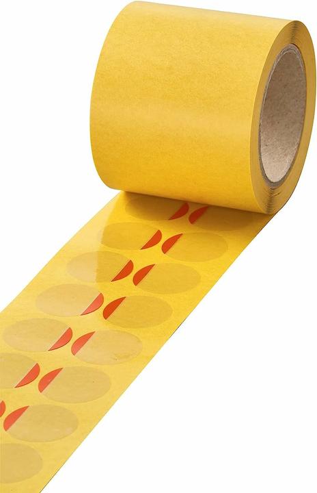 Produktbild Veloflex 1.000 Folien-Verschlussetiketten transparent 25,0 x 25,0 mm