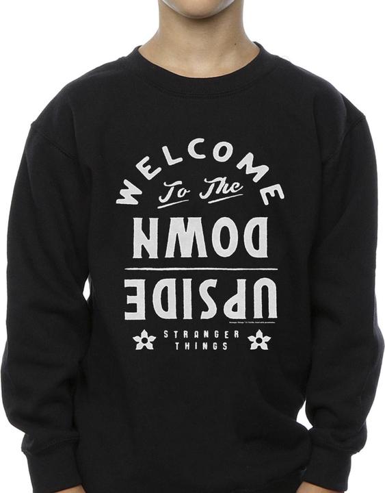 Produktbild Netflix Stranger Things Welcome To The Upside Down Sweatshirt Jungen (140, 146)