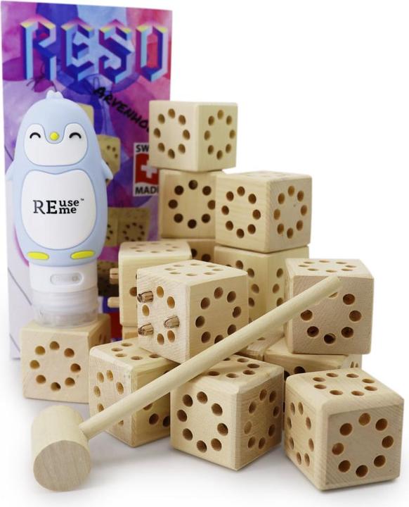 Immagine prodotto Schnarwiler Arven Konstruktionsset mit Silikon Pinguin, befüllt mit LOVE WATER Shampoo