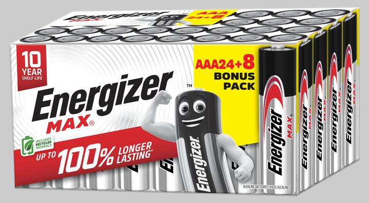 Produktbild Energizer Max (32 Stk., AAA, 1300 mAh)