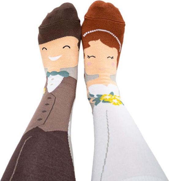Produktbild Coole Socke - Brautpaar - Grösse 41-45 - von (41 - 45)