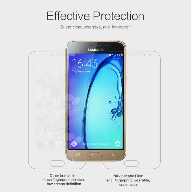 Actual product image Nillkin Matte Series (1 Piece, Samsung Galaxy J3 (2016))