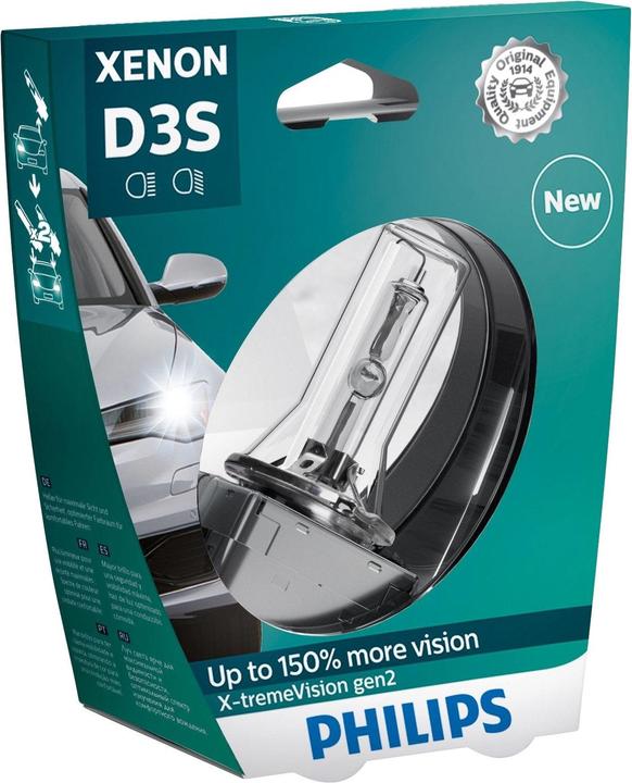 Actual product image Philips XtremeVision Gen2 (D3S)