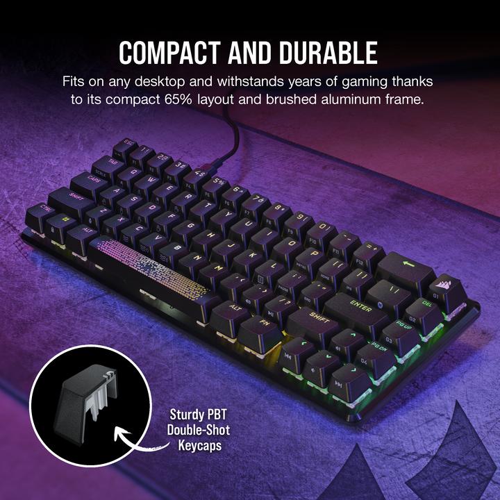 Immagine prodotto Corsair K65 Pro Mini (DE, Cablato)