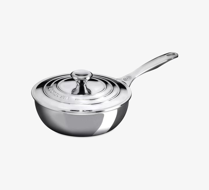 Actual product image Le Creuset 3-ply Plus (24 cm, Frying pan, Stainless steel)