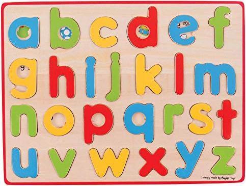 Produktbild Bigjigs Holzpuzzle Alphabet (26 Teile)