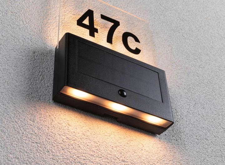 Actual product image Paulmann Solar house number light (18 lm, IP44)