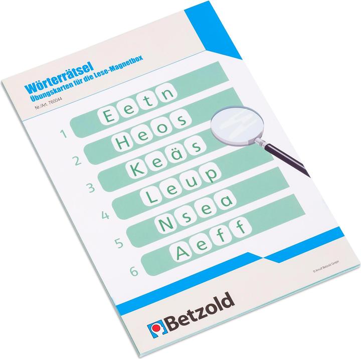 Produktbild Betzold Übungskarten für die Lese-Magnetbox (Deutsch)