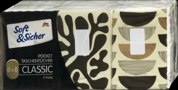 Image du produit dm Soft&Sicher Mouchoirs Pocket (6x8 pièces)