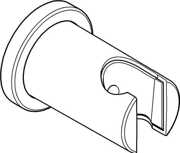 Actual product image Grohe Hand shower holder RAINSHOWER ni verst rd Ros wa sun gebü