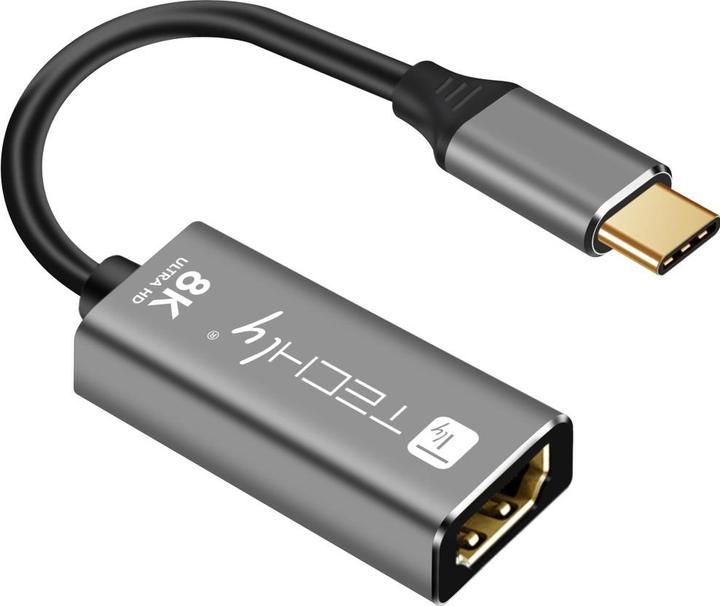 Actual product image Techly Adapter USB-C to HDMI 2.1 0.15m (USB-C, 15 cm)