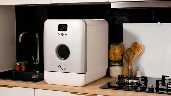 Image du produit Daan Tech Lave-vaisselle de table Bob blanc/argenté