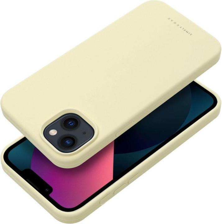 Produktbild Roar Back panel cover case CLOUD SKIN for IPHONE 13 Light Yellow (Apple iPhone 13)