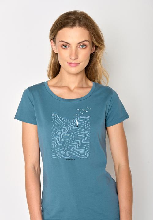 Produktbild Greenbomb Women's Nature High Sea Loves T-Shirt (XL)