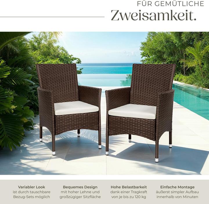Produktbild tectake 2 Rattansessel