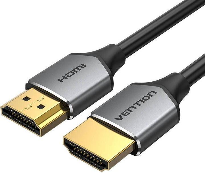 Vention Ultra Thin HDMI HD Cable 2m ALEHH (Grey) (2 m, HDMI)