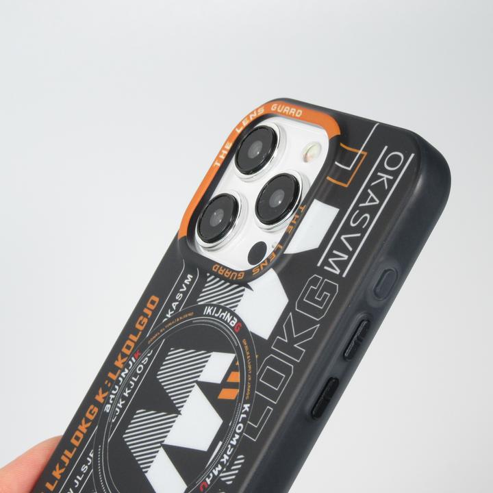 Produktbild PhoneLook Hülle MWK Cyber Grid Silikon mit MagSafe (Apple iPhone 15 Pro Max)