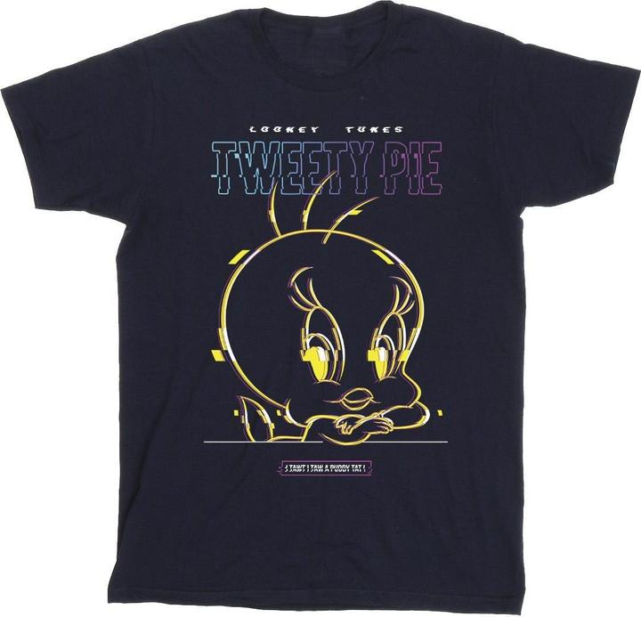 Immagine prodotto Looney Tunes Tweety Glitch Maglietta Uomo (XL)