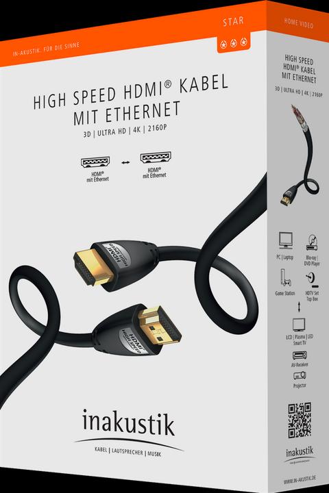 Produktbild Inakustik HDMI (Typ A) — HDMI (Typ A) (10 m, HDMI)