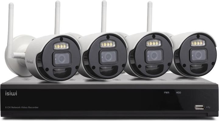Isiwi Connect S4 Spherical IP Security Camera Indoor & Outdoor Ceiling/Wall