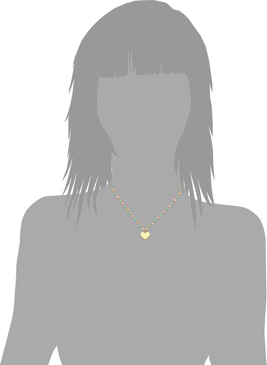 Produktbild Prinzessin Lillifee Halsschmuck für Mädchen, Edelstahl IP Gold | Herz (Edelstahl, 35 cm)