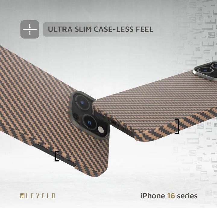Produktbild Levelo Sergei 1500D Aramid Fiber Case (Apple iPhone 16 Pro)