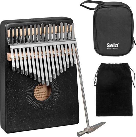 Immagine prodotto Sela SE246 Kalimba Mogano 17 Nero (Percussioni)