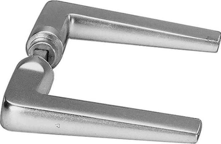 Amf Türdrückerlochteil 465L Leichtmetall F1 / naturfarbig Schlosskästen gerade Vierkantstift 8 mm (Türgriff)