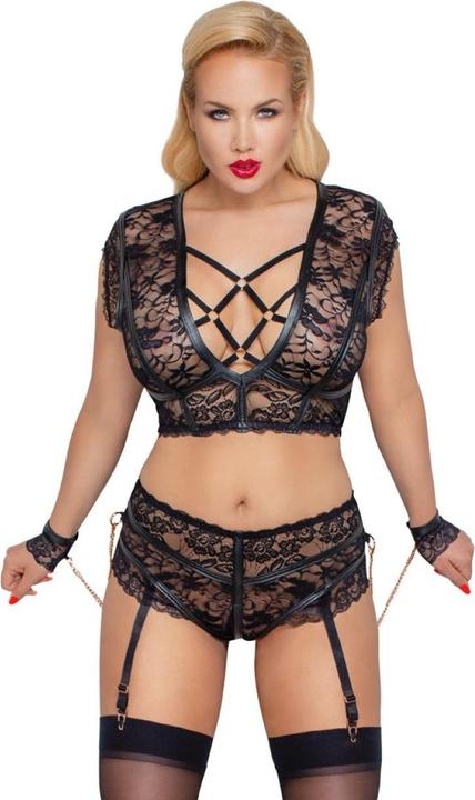 Actual product image Cottelli Collection Bra Set Bondage 3XL (3XL)