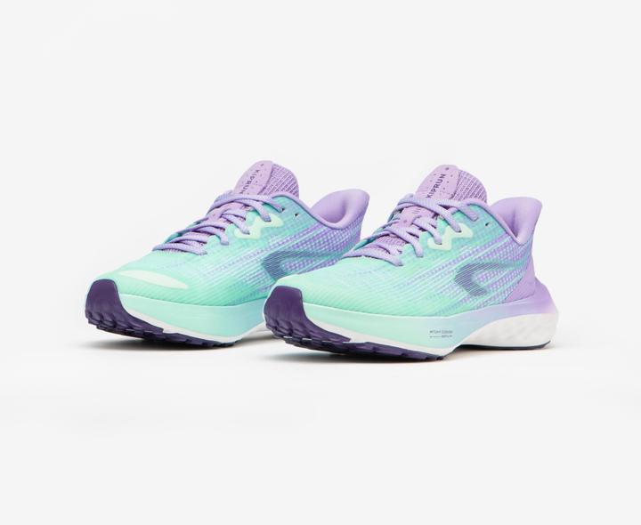 Produktbild Kiprun Laufschuhe Kinder - K500 Fast grün/lila (35)