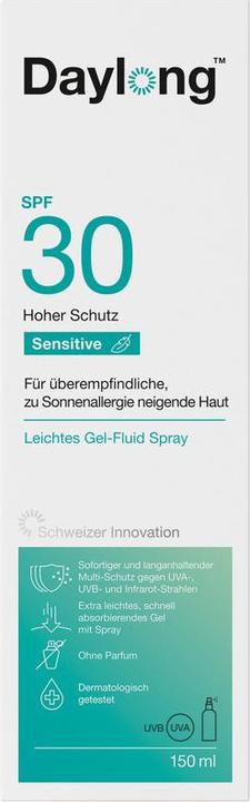 Actual product image Daylong Sensitive (Sun spray, SPF 30, 150 ml, 196 g)