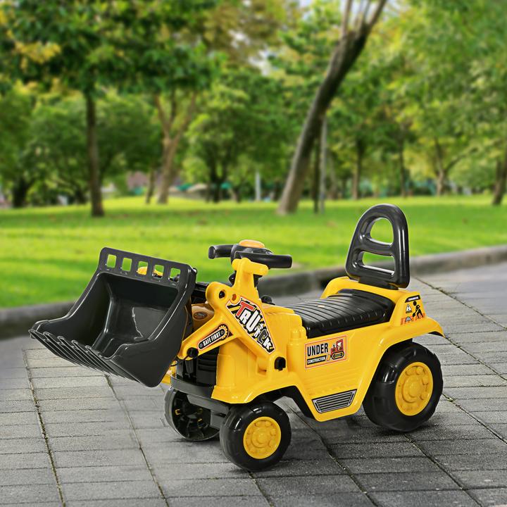 Image du produit Homcom Tracteur à pédales avec espace de rangement