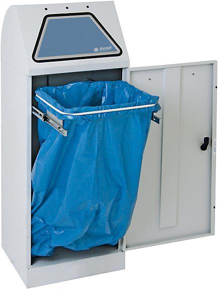 Immagine prodotto kaiserkraft Sistema di raccolta dei rifiuti riciclabili, sportello per la raccolta manuale (120 l)