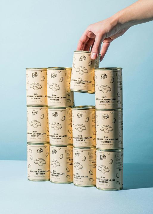 Image du produit KoRo Haricots blancs Cannellini bio prêts à consommer (2880 g)