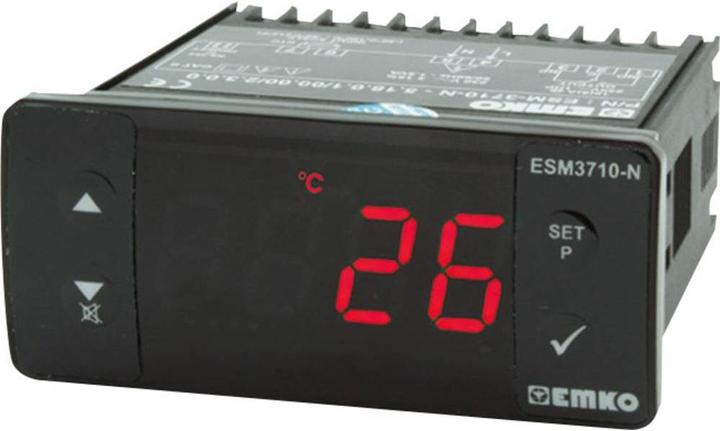 Actual product image Emko Temperature Controller ESM 3710 N Pt100 50 to 400 °C Relay 16 A (L x W H) 71 76 34.5 mm