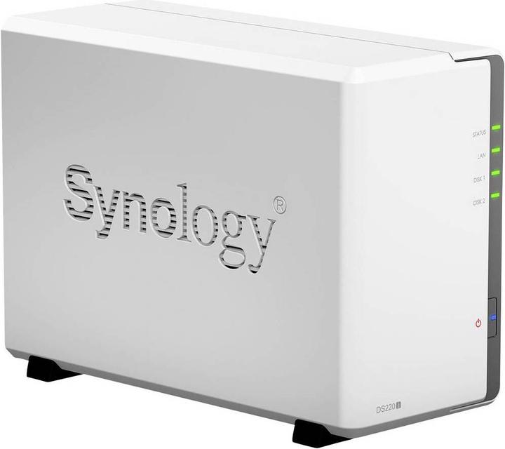 Actual product image Synology NAS Server DiskStation DS220j 16TB (2x8TB)