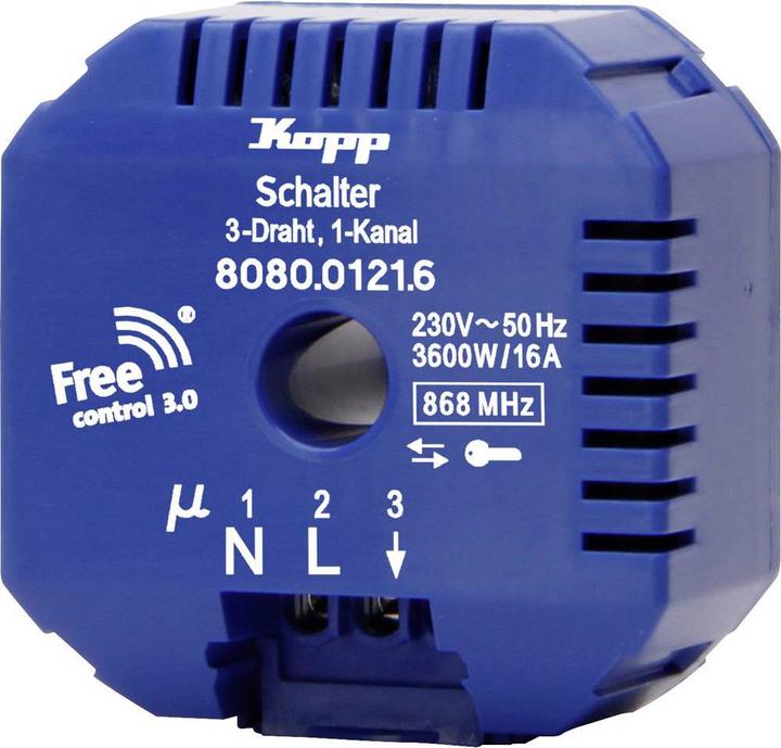 Produktbild Kopp Empfänger Free Control 3.0 1 Kanal