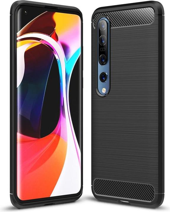 Produktbild Screenguard Xiaomi Mi 10 Hülle Carbon Brushed Soft TPU (Xiaomi Mi 10)
