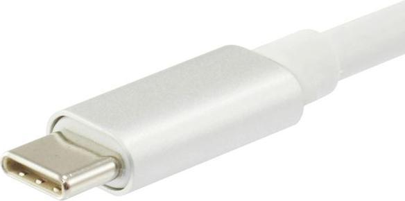 Actual product image LevelOne Adapter USB-C -> 10/100/1000,3xUSB3.0 si (USB-C, RJ45 (1x))