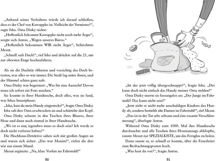 Produktbild Die Hochhaus-Detektive Bd02 - Achtung, Handyfalle! (Deutsch, Elli Bruder, Johanna Lindemann, 2023)