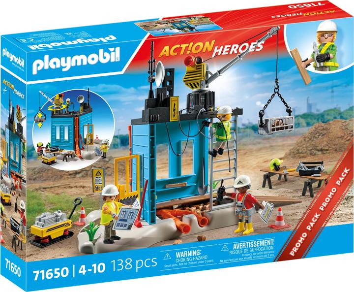 Actual product image Playmobil Building site (71650, Playmobil Action Heroes)