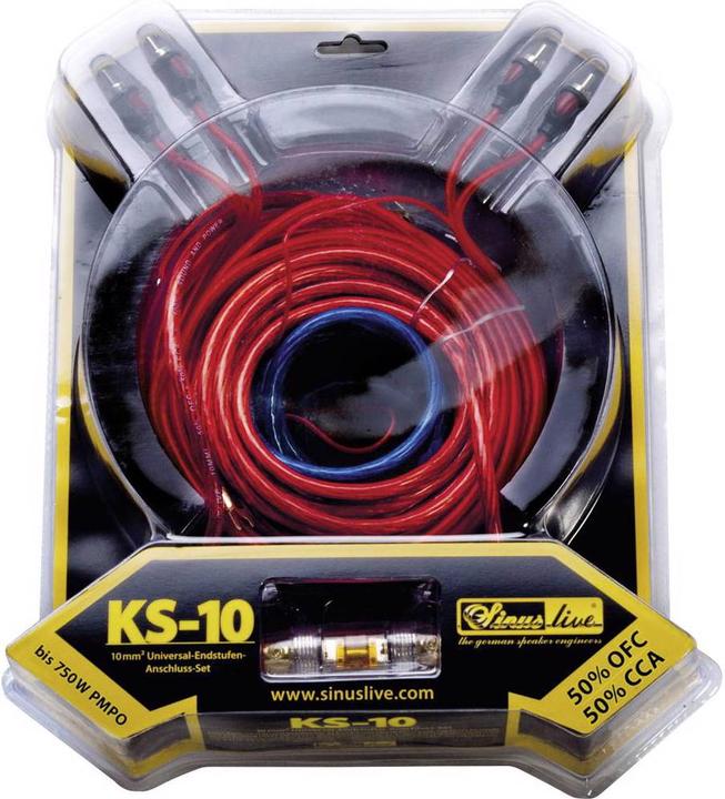 Produktbild Sinuslive Car HiFi Endstufen Anschluss Set Sinus Live KS 10
