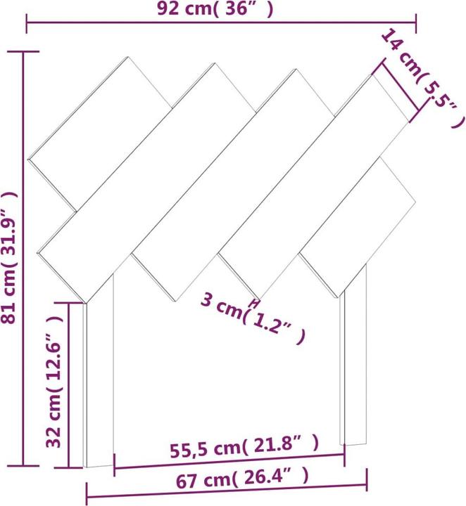 Immagine prodotto VidaXL Ute (92 x 3 x 81 cm)