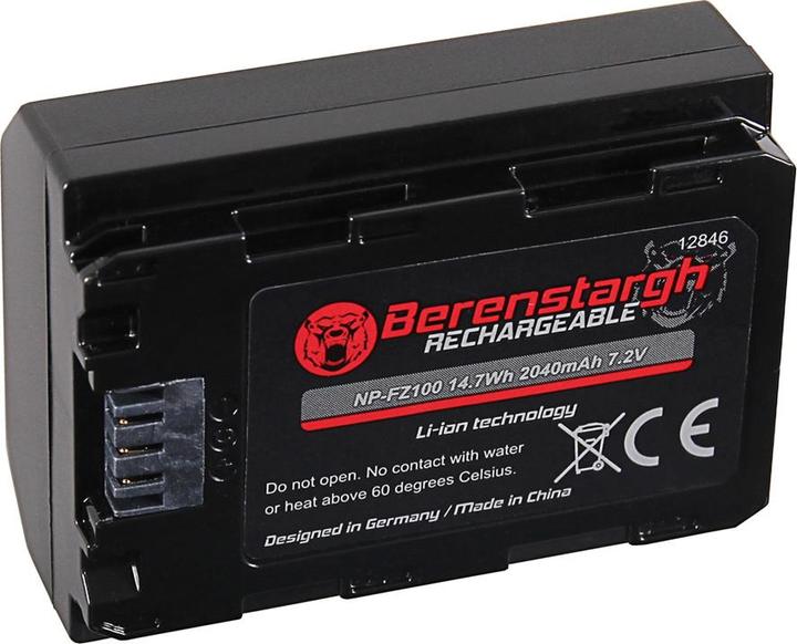 Actual product image Berenstargh Battery f. Sony NP-FZ100 (Camera battery)