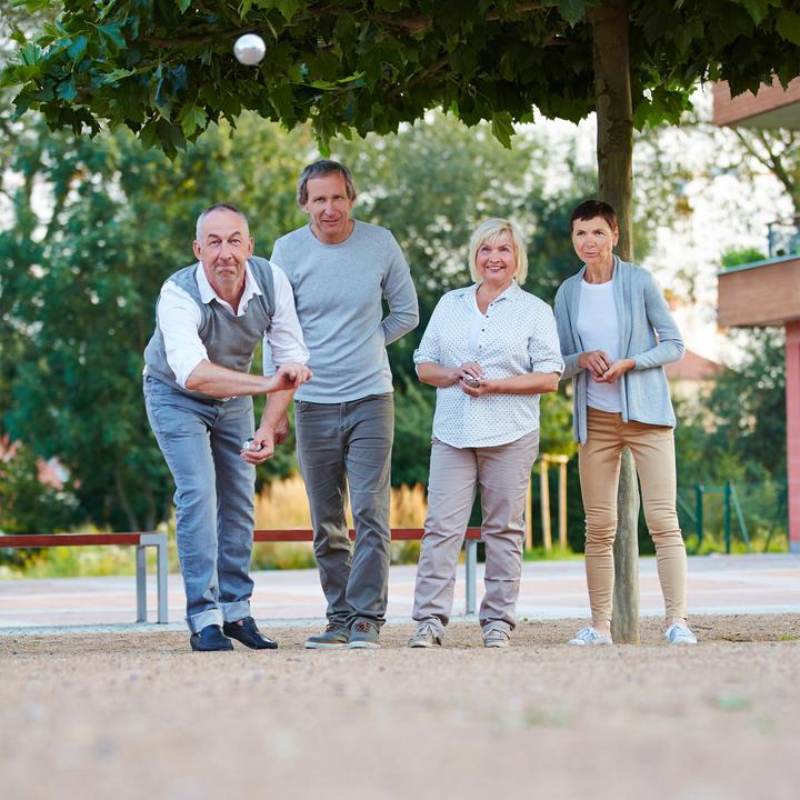 Actual product image Relaxdays Boule Set 6 Balls (6 x, 70 mm)