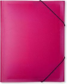 Produktbild B.N.T. Plastmappe bnt Docusmart pink m/3 klapper (A4, 1 x)