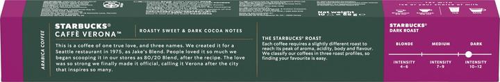 Produktbild Starbucks Caffè Verona by Nespresso Dark Roast (10 x Port.)