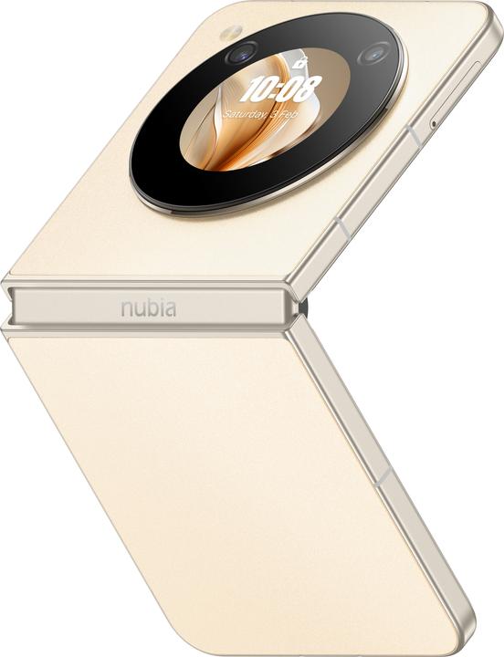 Produktbild Nubia Flip (256 GB, Sunlight Gold, 6.90", Dual SIM, 50 Mpx, 5G)