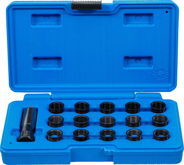 Image du produit BGS Kit de réparation pour filet de bougie M14 x 1,25 mm 16 pièces